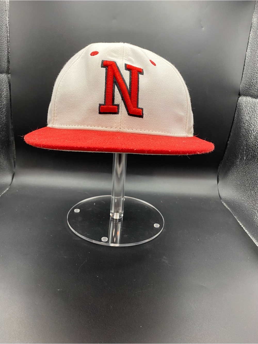 Nebraska Cornhuskers Adidas Climalite Authentic On-Field Baseball Hat Size 7